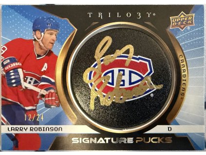 Upper Deck - Larry Robinson - Limit 12/24 - Signature Puck