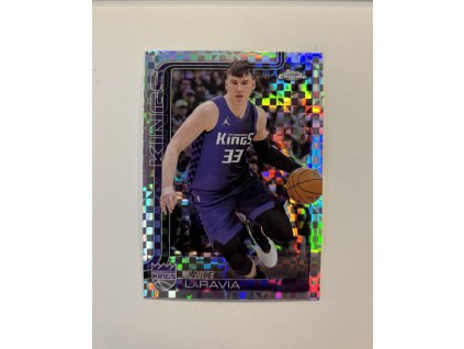 Topps Chrome - 2025-2026 - Jake LaRavia - X-Fractor Refractor