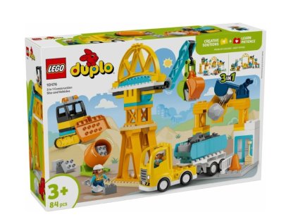 LEGO® DUPLO® Town 10476 Stavenisko a vozidlá