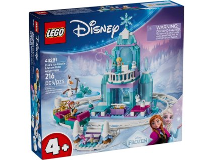 LEGO® Disney 43281 Elsa's Ice Castle & Snow Ride Adventure