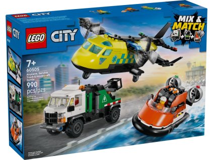 LEGO® City 60505 Airplane, Service Truck & Hovercraft Remix