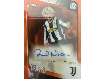 Topps Chrome - Pavel Nedvěd - Limit 20-25 - CLA-PN