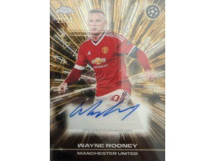 Topps Chrome - Wayne Rooney - Limit 26/50 - BLA-WR