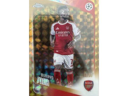 Topps Chrome - Bukayo Saka - Limit 32/50 - 12