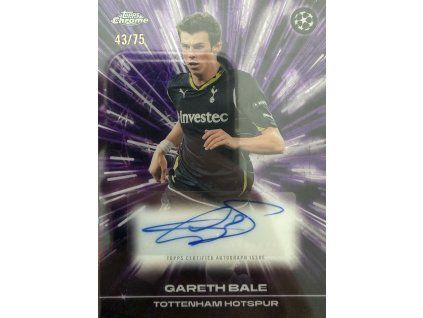 Topps Chrome - Gareth Bale - Limit 43/75 - BLA-GB
