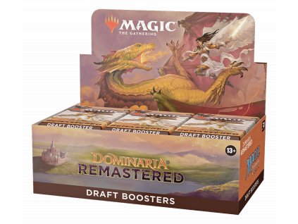Magic the Gathering Dominaria Remastered Sealed Draft Boosters Display Box 01