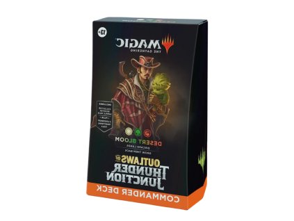 Magic The Gathering Outlaws of Thunder Junction Commander Deck Desert Bloom