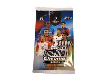 !Topps 2023 2024 Stadium Club Chrome UEFA Club Competitions Soccer Hobby Box