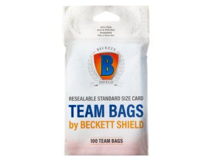 Beckett Shield Resealable Standard Size Card Team Bags