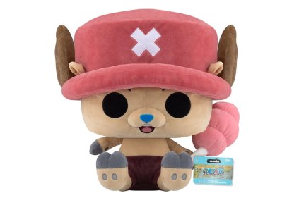 One Piece Plush Figure Tony Tony Chopper with cotton Candy (41cm).