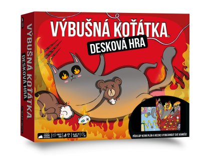Výbušná koťátka: Desková hra CZ