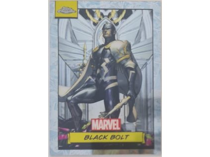 Black Bolt ([Base] #18) Marvel 2024 Topps Chrome B
