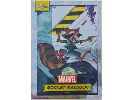 Rocket Raccoon ([Base] #33) Marvel 2024 Topps Chrome F