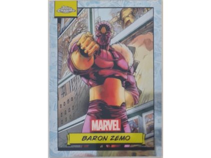 Baron Zemo ([Base] #38) Marvel 2024 Topps Chrome F