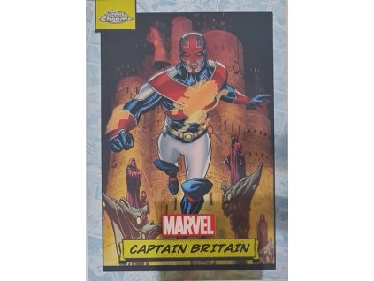 Captain Britain ([Base] #75) Marvel 2024 Topps Chrome F