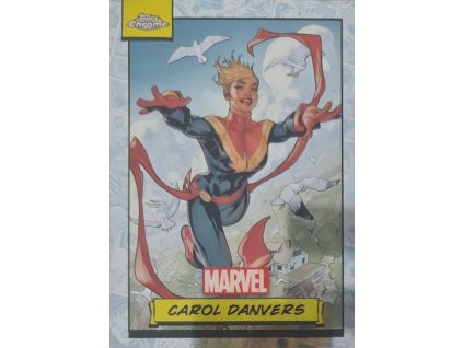 Carol Danvers ([Base] #76) Marvel 2024 Topps Chrome F