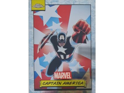 Captain America ([Base] #92) Marvel 2024 Topps Chrome F