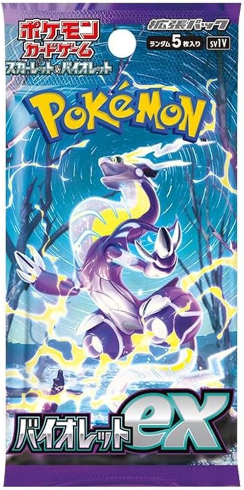 Pokémon TCG - Violet Ex - Booster - Japonský