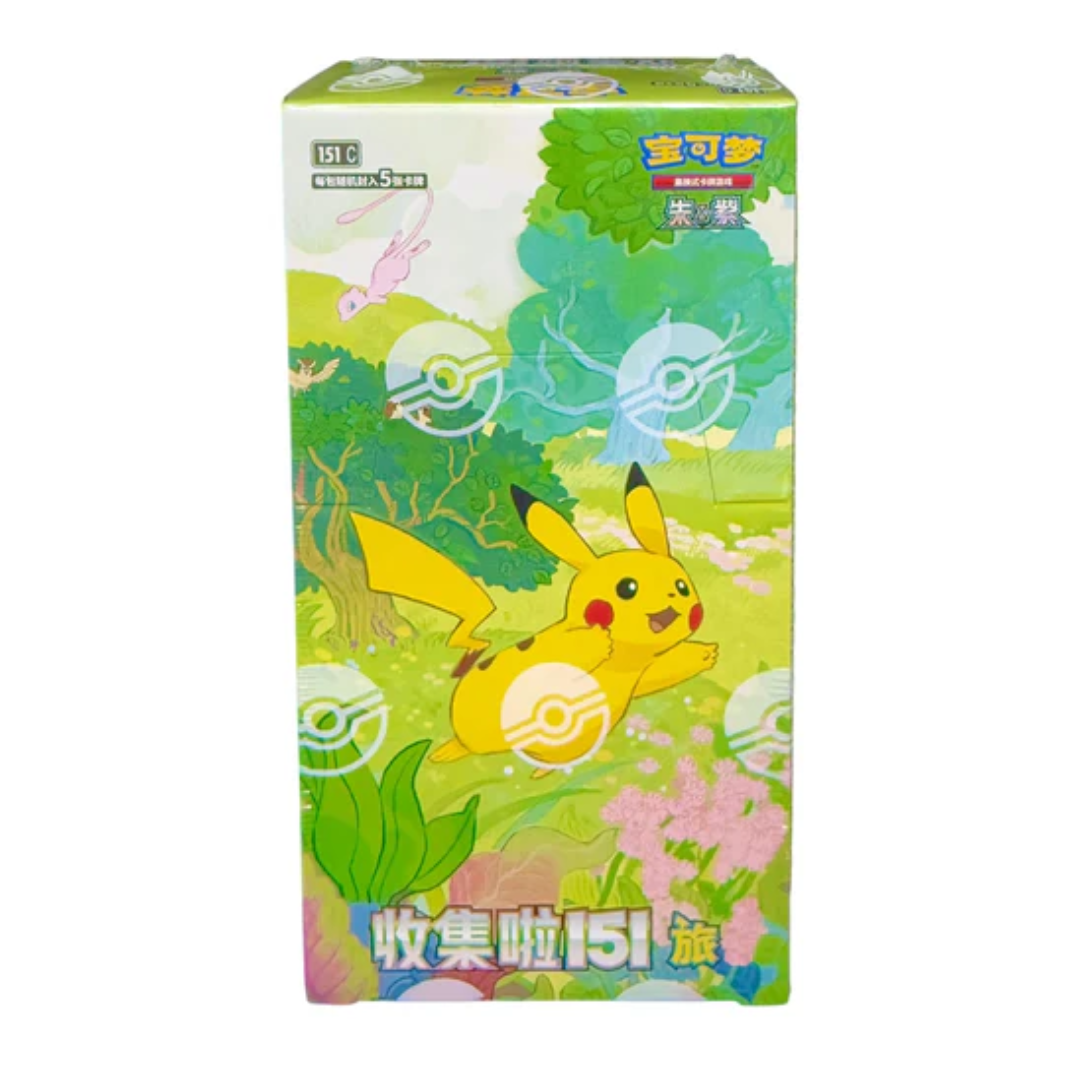 Pokémon TCG - Scarlet & Violet - Collect 151: Journey - Booster Box - (Čínsky)