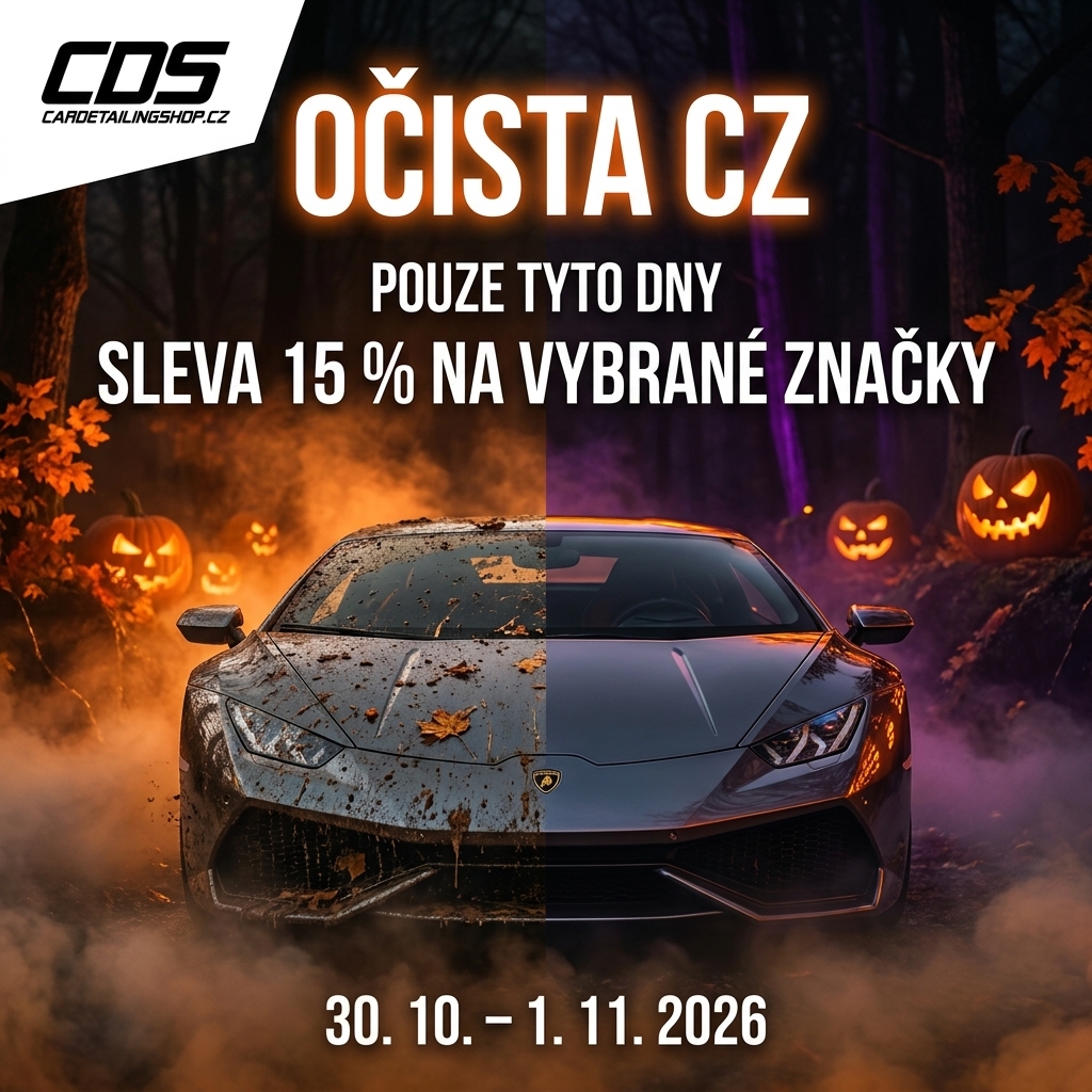 OČISTA CZ: Halloweenská akce na autokosmetiku se slevou až 15 %