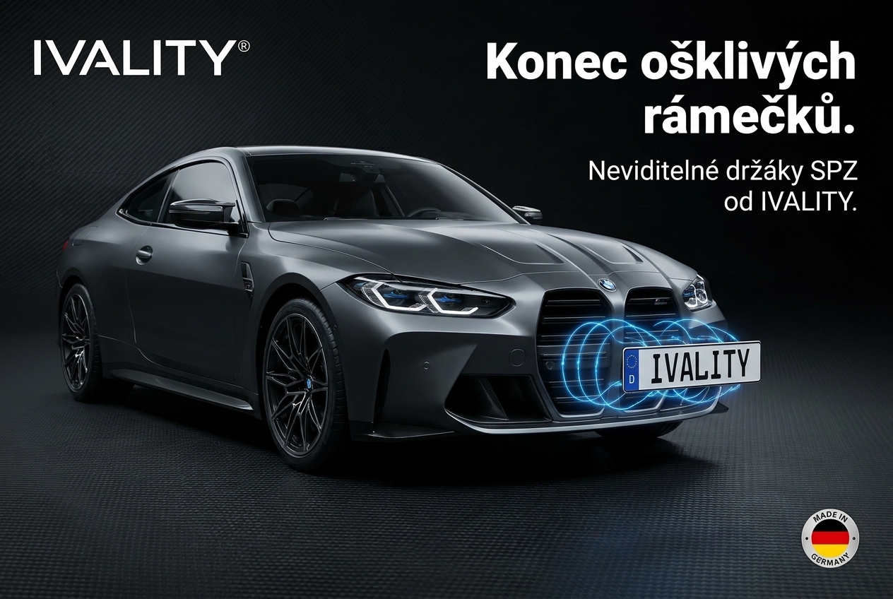 IVALITY držáky SPZ: Konec ošklivých rámečků, začátek čistého designu 🚗✨