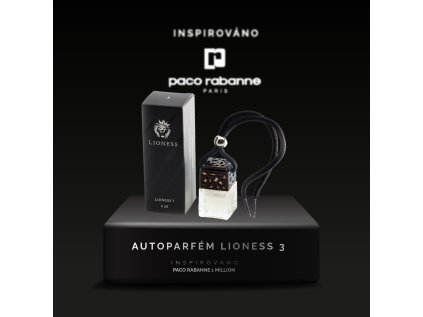 autoparfemy lioness 3 pacco rabanne 1 million autodoplnky vune do auta vonky do auta tunning inspirovano