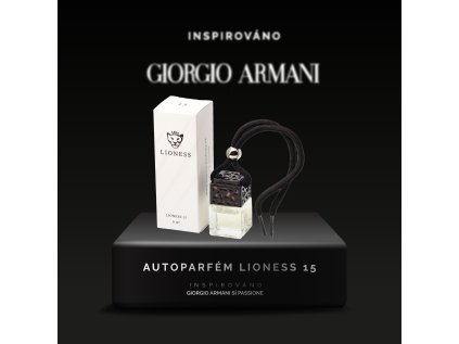 autoparfemy lioness 15 giorgio armani si passione autodoplnky vune do auta vonky do auta tunning inspirovano