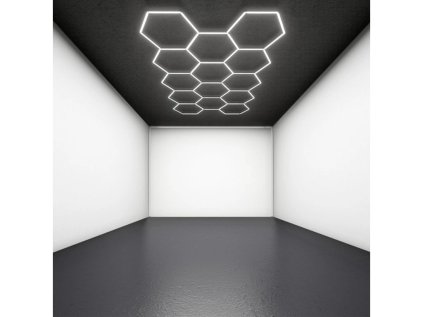 84 1 led stropni osvetleni 6500k 14 hexagon 2410x4150