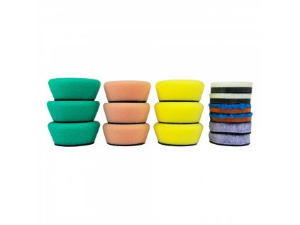 Leštící kotouče sada 50mm (15ks) Carbon Collective-2" HEX Nano Machine Polishing Pads (