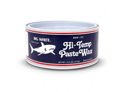 BWM 101 Hi Temp Paste Wax Big White Marine Can Closed 1
