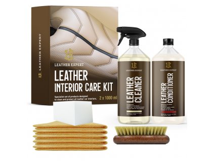1. Leather Interior Care Kit 2x1000ml z akcesoriami