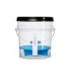 fx protect wash bucket mini clear 16l car detailing bucket 9