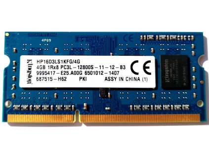 3479 1 kingston 4gb ddr3l sodimm 1600mhz hp16d3ls1kfg 4g