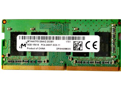 3788 1 micron sodimm ddr4 4gb 2400mhz cl17 mta4atf51264hz 2g3b1