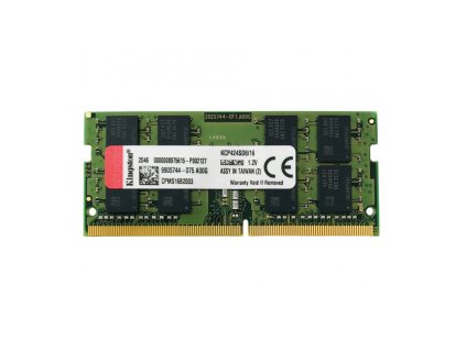 740617268706 memoria kingston 16gb ddr4 2400mhz sodimm nonecc cl17 12v 260pin kcp424sd816