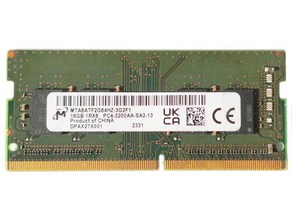 15690 1 micron ddr4 3200mhz 16gb sodimm cl22 mta8atf2g64hz 3g2f1