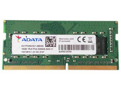 15717 1 adata ddr4 3200mhz 16gb sodimm cl22 ao1p32ncsv1 bews