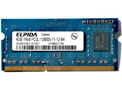 2981 elpida 4gb ddr3l sodimm 1600mhz cl11 ebj40ug8efu0 gn f