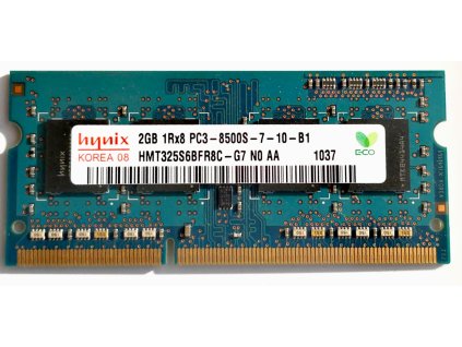 3272 1 hynix 2gb ddr3 sodimm 1066mhz cl7 hmt325s6bfr8c g7 n0 aa