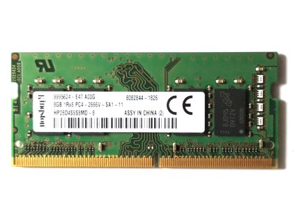 2656 kingston hp 8gb ddr4 sodimm 2666mhz cl19 hp26d4s9s8md 8 9995624 e47 a00g
