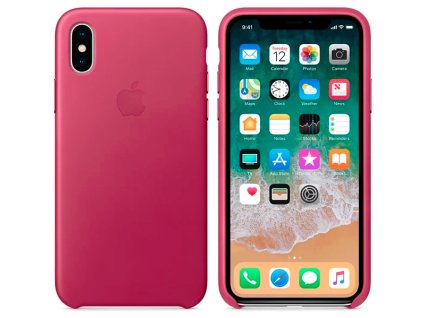 567 kryt na mobil apple iphone x kozeny kryt fuchsiovy mqtj2zm a