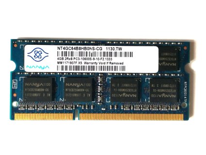 1738 1 nanya 4gb ddr3 sodimm 1333mhz cl9 nt4gc64b8hb0ns cg