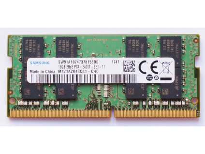 279 samsung ddr4 2400mhz 16gb sodimm cl17 m471a2k43cb1 crc