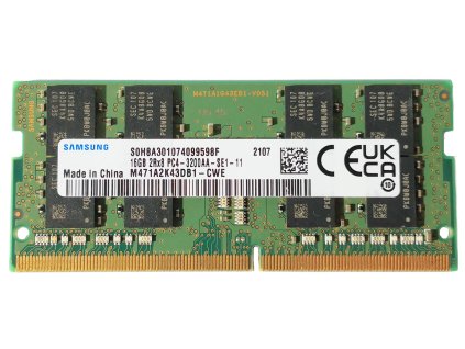 15714 1 samsung ddr4 3200mhz 16gb sodimm cl22 m471a2k43db1 cwe