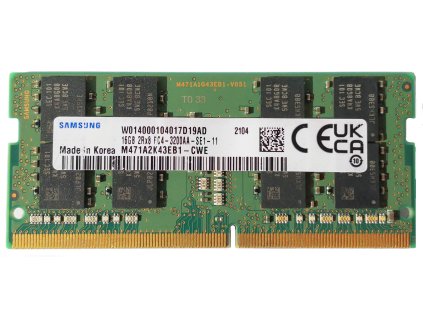 15711 1 samsung ddr4 3200mhz 16gb sodimm cl22 m471a2k43eb1 cwe