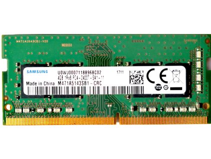 4274 1 samsung sodimm ddr4 4gb 2400mhz cl17 m471a5143sb1 crc