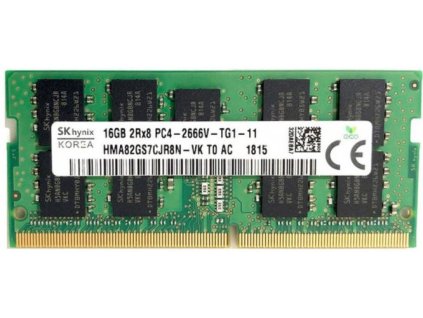 SK hynix DDR4 2666MHz 16GB SODIMM CL19 HMA82GS7CJR8N-VK ECC