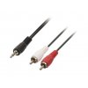 valueline stereo audio kabel 3 5mm zastrcka 2x cinch zastrcka 1m c 86556108