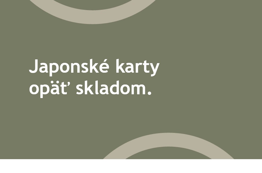 japonske karty skladom