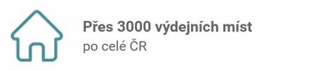 Přes 3000 výdejních míst